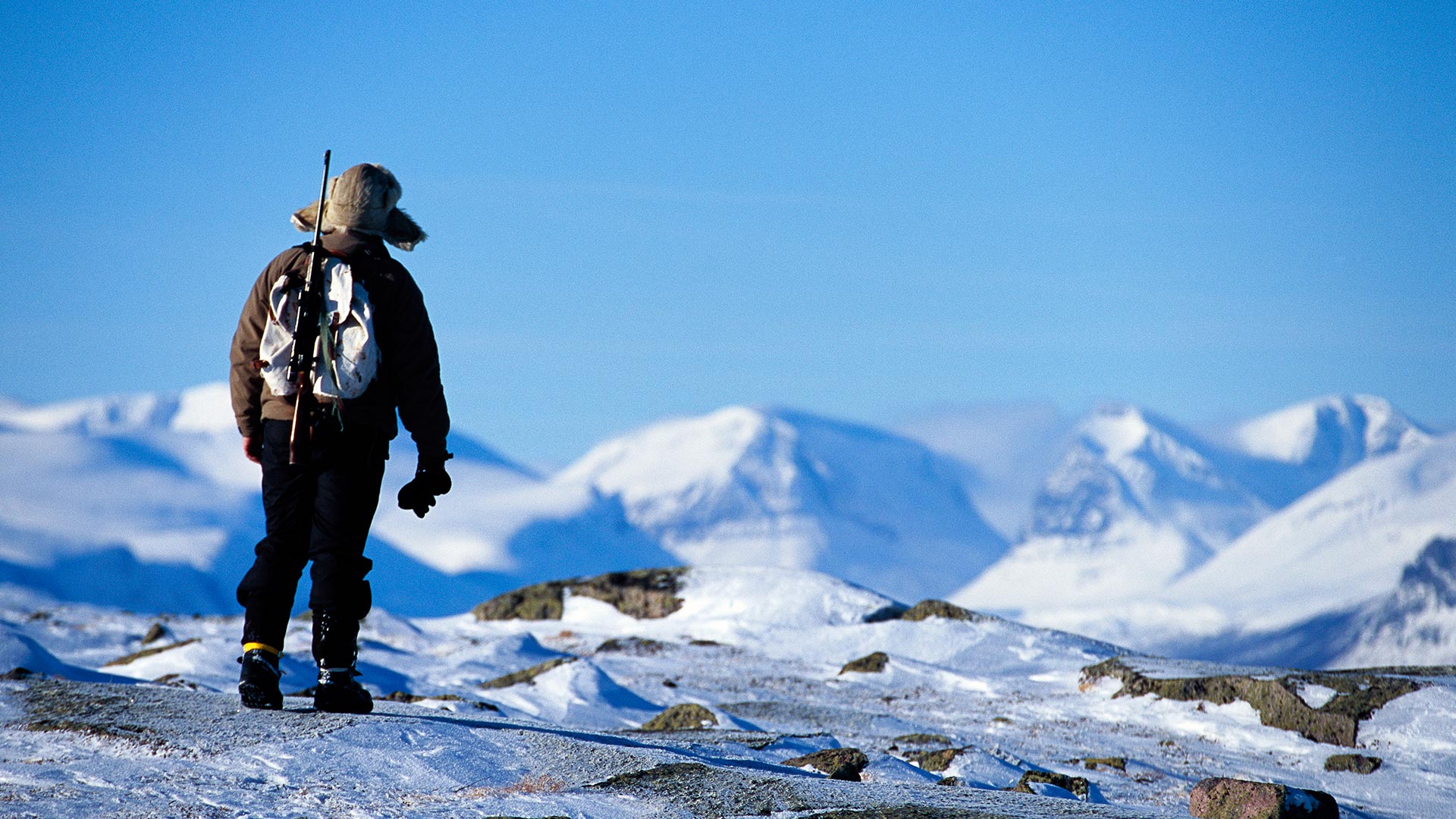 Jägare i fjällandskap, Kiruna